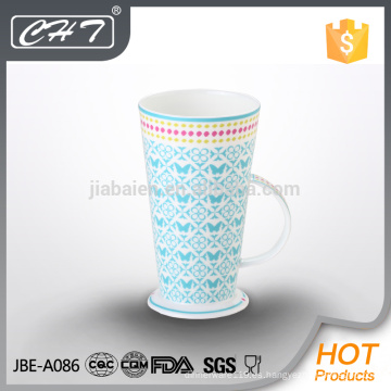 Taza especial de porcelana china de hueso de diseño